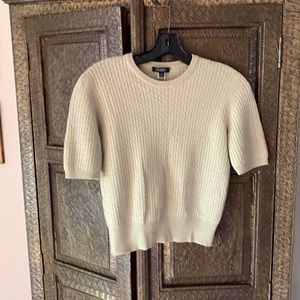 Burberry light green cable knit sweater